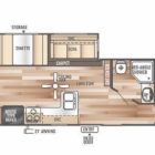 Two Bedroom Travel Trailers Floor Plans