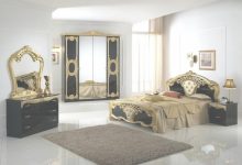 Black And Gold Bedroom Set