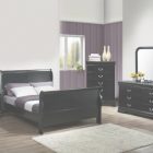 Black Marble Bedroom Set