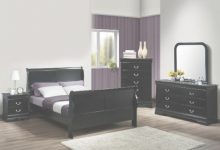 Black Marble Bedroom Set