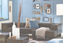 Blue Walls Brown Furniture