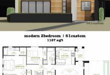 Ultra Modern 2 Bedroom House Plans