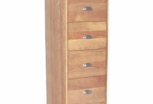Wood Vertical File Cabinet