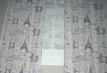 Paris Themed Curtains For Bedroom