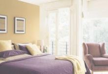 Purple And Yellow Bedroom
