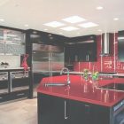 Black And Red Kitchen Design