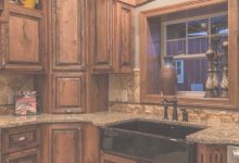 Rustic Beech Kitchen Cabinets