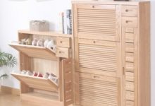 Solid Wood Shoe Cabinet