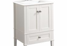 24 Inch White Bathroom Vanity