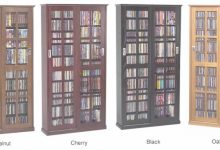 Dvd Storage Cabinet With Sliding Doors