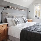 Grey Rustic Bedroom