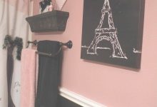 Black And Pink Bathroom Decor