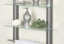 Bathroom Shelf With Towel Rack