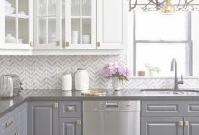 Two Tone Grey Kitchen Cabinets