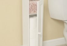 Toilet Paper Holder Cabinet