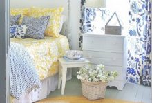 Blue And Yellow Bedroom