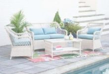Blue And White Patio Furniture