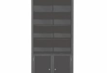 Black Bookcase Cabinet