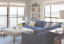 Blue Sectional Living Room