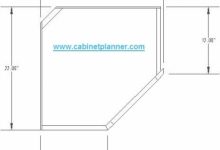 Upper Corner Cabinet Dimensions
