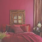 Deep Red Bedroom