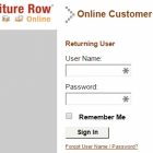 Furniture Row Online Payment