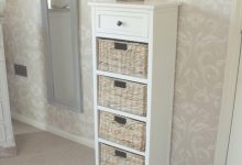 Bedroom Storage Unit With Baskets