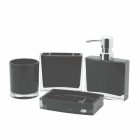 Black Bathroom Accessories Set