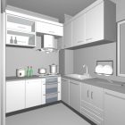 3D Max Kitchen Design