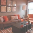 Burnt Orange And Brown Living Room Decor