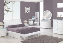 Purple Bedroom White Furniture