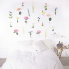 Flower Wall Bedroom