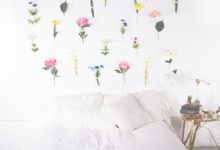 Flower Wall Bedroom