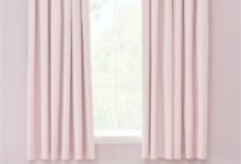 Baby Pink Bedroom Curtains