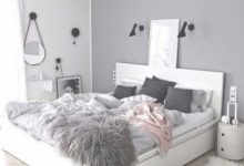 Grey Teenage Girl Bedroom