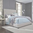 Gray Upholstered Bedroom Set