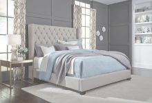 Gray Upholstered Bedroom Set