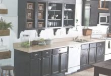 Black Cabinets White Appliances