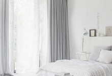 Grey And White Bedroom Curtains