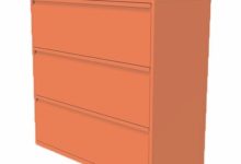 Orange Filing Cabinet