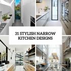 Narrow Kitchen Designs