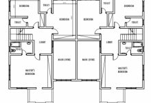 Four Bedroom Duplex House Plans
