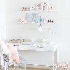 White Bedroom Desk
