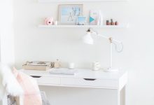 White Bedroom Desk