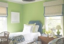 Apple Green Color Bedroom