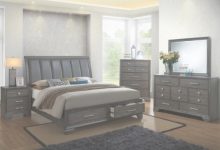 Grey Finish Wood Bedroom Furniture