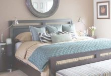 Teal And Brown Bedroom