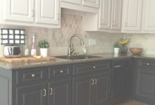 Black Painted Kitchen Cabinets