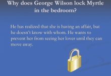 Why Does George Wilson Lock Myrtle In The Bedroom