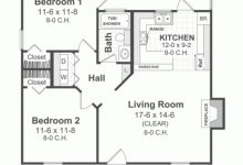 House Plans 2 Bedroom 1 1 2 Bath